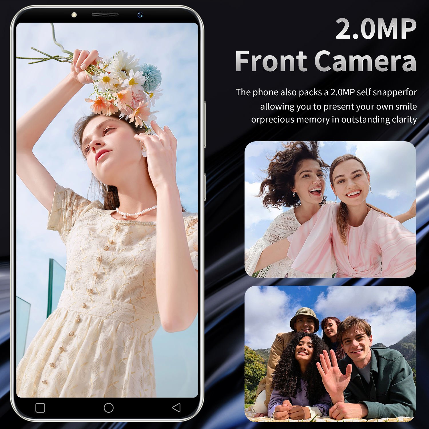 YM 2024 NEW Phone M14 Pro 5.0inch Original WIFI BT FM GPS Smartphone 1+8GB Android8.1 3G Mobile phone